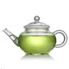 Gładki kwiat czajnik jasne szkło pachnące herbata garnki 250ml ogrzewanie wysokiej borokrzelic