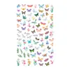 3D Butterfly Sliders Nail Stickers Colorful Flowers Red Rose Lime Manicure Decals Nails Foils Tattoo Decorations NP0035659738