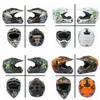 快適な道のモトクロスヘルメットのオートバイのヘルメットアンチスクラッチCascoの容量オープンフェイスオフロードATVクロスレーシングバイクカシュークゴーグルマスクグローブ
