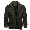 Merk Dikke Winter Fleece Jassen Mannen Militaire Tactische Leger Jas Mens Plus Size 4XL Houd Warm -30 'C Hooded Jaqueta Masculina S191019