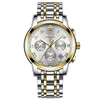 BIDEN Watch Men Sport Chronograph Mens Watches Top Brand Fashion Stainless Steel Casual Male's Wristwatch Waterproof Cloc