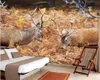Beibehang Природные пастбища животных фон обои 3D обои персонализированные визуальные обои 3D гостиной декоративный