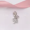 Andy Jewel Authentic 925 Sterling Silver Beads 50 jaar liefde hanger Charm Charms past Europese pandora -stijl sieraden armbanden ketting 797264cz