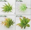 Çeşitli Yapay Sulu Bitkiler Lotus Peyzaj Dekoratif Çiçek Mini Yeşil Sahte Succulents Bitki Bahçe Düzenlemesi Dekor