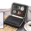 Svart dragkedja Watches Box Travel Case - Se Organizer Collection - PU Leather1