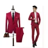 Mens Blazers Mode Bruiloft Suits Prom Stuk Bruidegom Tuxedos GroomsMen Suit 2 Wholesale Supply Suit Set Mens Leisure