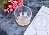 Scatole per cupcake a doppio strato Scatole per dolci da dessert in plastica trasparente rotonda per mousse