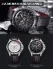 Megir Mens relógios Top Brand Luxo Clocks Masculino Exército Militar Sport Clock Strap Strap Business Quartz Men Wrist Watch 1010 V191115