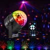 Efekty LED 3W Mini RGB Crystal Magic Sound Aktywowany disco piłka scena lampa lumire świąteczny laser projektor US ue crestech