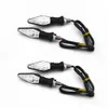 Nouveau 4 pièces 12V universel moto clignotant LED indicateurs ambre clignotant lumière clignotants éclairage moto accessoires6770863