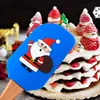 Jul Silikon Spatel Söt Santa Claus Cake Batter Skrapa Cake Cream Smör Spatel Blanda Batter Skrapa Borstbakningsverktyg dbc vt1204