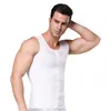 Erkek Korse Ön Fermuar Net Vücut Korse Bodysuit Ince Yelek t-shirt Erkek Bel iç çamaşırı Vücut Şekillendirme Kilo Kaybetmek