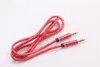 audio braid cable aux cord 3 5mm male to male for iphone samsung htc computer ca no retail box r