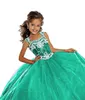 Little Girl's Pageant Dresses Birthday Party 2019 Toddler Kids Formal Wear Ball Gown Beads Teen Kids Size 3 5 7 9 Custom Made