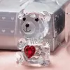 Ours en cristal au choix, 30 pièces, cadeaux de fête pour enfants, cadeaux de mariage, réception-cadeau pour bébé, baptême, anniversaire, idées de souvenirs d'événements