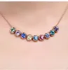 Österrikisk kristall från Swarovski Women Pendant Halsband Högkvalitativ Rhinestone Choker Vintage Fashion Jewelry for Christmas Bijoux2519