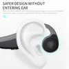 Fones de ouvido V9 Bluetooth 5.0 Fones de ouvido de condução óssea sem fio Fones de ouvido esportivos Mãos livres à prova d'água PK Z8 Fone de ouvido sem fio para celular
