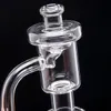 Set Terp Vacuum Quartz Banger Domeless Nail 10 14 18mm männlich weiblich klare Verbindung Glas Wasserpfeife 633