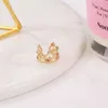Clip Vintage Boucles d'oreilles bijoux pour femmes couleur argent géométrique Couronne Waterdrop formes de coeur oreille manchette chaîne boucles d'oreilles DY