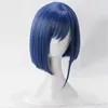 ICHIGO Японское аниме DARLING В париках FRANXX Code 015 Синие короткие волосы