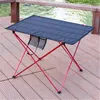 Bärbar vikbord Camping Utemöbler Datorbäddsord Picnic Aluminium Alloy Ultra Light Folding Table