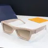 Luxury-Designer Millionaire Z2368E Nuovi occhiali da sole da uomo Small Frame Glasshi da sole vintage per logo in oro lucido di qualità superiore227W