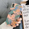 Colorful Flower Floral Leaf Phone Case for phone 8 Plus 6 6S 7 X XS Max XR Case for 11 11Pro Max Soft Back Cover