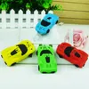 Super mignon 1 pc envoyer aléatoire Kawaii enfants voiture de sport crayon gommes gomme en caoutchouc pour enfants école fournitures de bureau enfants cadeau