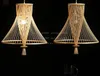 Bamboe rieten rotan bundel schaduw hanglamp armatuur Chinese klassieke eenvoudige hangende plafondlamp Avize led luminaria ontwerp myy