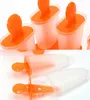 Promoção Verão 4 Celular Frozen Sorvete Pop Molde De Alimentos Plásticos Papelicle Maker Lolly Mold Bandeja Bandeja Panela DIY Cor Aleatória DIY