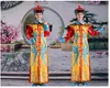 China antiga Manchu Qing Dynasty Rainha Imperatriz Robe vestido Cosplay Para Senhora chinesa tradicional roupa Women Act traje transporte da gota