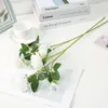 3 teste peonia fiore tessuto di seta artificiale peonie fiori bianco rosa arancione verde rosso matrimonio peonia decor