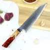 Chef Knife 67 Layers Damascus Steel 8 Inch Japanese Kitchen Knives Sharp Cleaver Slice Gyuto Knife Exquisite Epoxy Resin Solidifie8279824