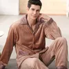 Susandick 2019 New Winter Pyjamas Männer dickes Fleece Pyjama Sets luxuriöser warme Nachtwäsche Plaid -Anzüge Mann lässig Heimkleidung Pijama Mx9733536