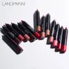 DHL Free Langmanni 12 Kleuren Waterdichte Naakt Lipstick Langdurige Matte Lippenstift Lip Gloss Cosmetica Lipgloss Lip Make Maquiagem