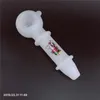 Tubo di vetro Pyrex Cucchiaio di fumo con tubi con filtro fiocco di neve Bowls DAB Rig Pig Coloti per tabacco Accessori per fumo Bong