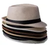 Mężczyźni Cap S Women Słomkowe Czapki Miękkie Kapelusze Panama Outdoor Steing Brim Caps Kolory Wybierz YD0062