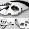 Metal 3D Skull Car Naklejki motocyklowe Czaszki Szkieletowe Crossbones Emblem Odznaka naklejka