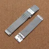 High Quality 18mm 20mm 22mm Wristband Fashion Silver Unisex Wrist Watch Stainless Steel Mesh Band Strap Milanese Watchband3544994