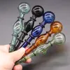 6 Color Glass Oil Burner Smoking Pipes 5.5 Inch Pyrex Bubbler Water Pipes