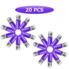 Purple Bulk 20 unidades de memoria USB rectangular de 256 MB, memoria USB de alta velocidad, almacenamiento en memoria USB para computadora, portátil, tableta 1136037