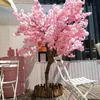 5pcs ramo singolo 4 forchette ramo di fiori di ciliegio artificiale pianta di fiori di stoffa di seta per decorazioni per feste di nozze bianco rosa champagne