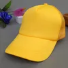 20 Colors Kids Trucker Cap Adult Mesh Caps Adjustable Baseball Cap Snapback Hats Accept Custom Made