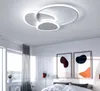 CoffeeWhite corps moderne maison LED plafonniers pour salle à manger chambre enfants chambre salon acrylique LED plafonniers MYY