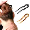 2018 New U Shape Hair Clips Grips Convenient Simple Plastic Forks Styling Tool Hairpins Newly Magic Bending Hairwear Decoration