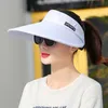 2019 Nowe Panie Outdoor Sun Hat Travel Riding Big Sunscreen Top Hat