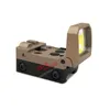 Taktisk RMT Flip Red Dot Sight Hologographic Reflex Foldningsomfattning med 20mm Picatinny Mount Tan Color