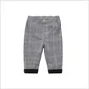 Dobra Jakość Baby Boys Gentleman Style Zestawy Odzież Toddler Kamizelki Pacyk + Spodnie 2 sztuk Zestaw Niemowląt Suit Noworodka Odzież Odzież