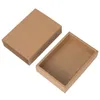 Present Wrap White Black Jewelry Handgjorda tvålförpackningslådor för bröllopsfest Candy Kraft Paper Drawer Box1