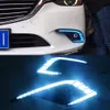 1ペアデイタイムランニングライトLED DRL for Mazda 6 Atenza 2016 2017 2018フォグランプ駆動ライトイエローターンシグナルランプ